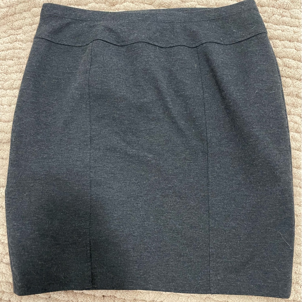 Ellen Tracy Gray Mini Pencil Skirt for Work